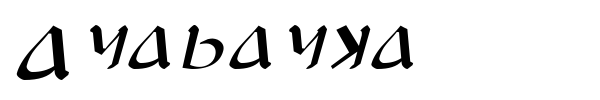 Anayanka font preview